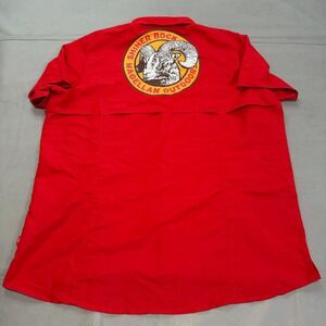 Magellan Outdoor Men Red Shiner Bock Beer Fishing PFG Shirt Relax Fit XL-5158